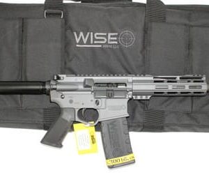 Wise Arms 7.5-300-SG Semi-Auto Pistol 7.5" .300 AAC Blackout 30+1 W/ 7" M-LOK Rail Sniper Gray
