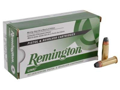 Remington 38 Special +P Ammunition UMC L38S2 125 Grain Jacketed Hollow Point 50 Rounds