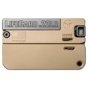 Trailblazer Firearms LC1-MT LifeCard .22 LR Single Shot McMillan Tan