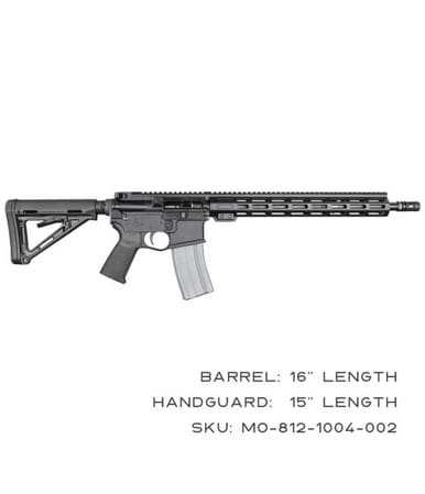 KAK Industry MO-812-1004-002 Complete K15 Rifle 5.56x45mm 16" 30+1 Black