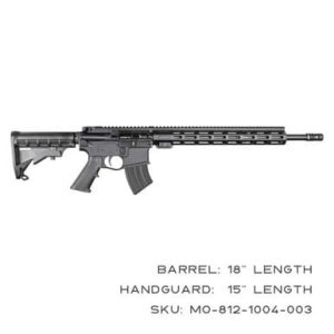 KAK Industry MO-812-1004-003 Complete K15 Rifle 7.62x39mm 18" 20+1 Black