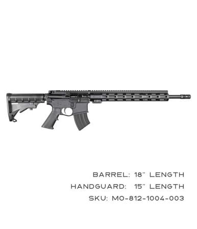 KAK Industry MO-812-1004-003 Complete K15 Rifle 7.62x39mm 18" 20+1 Black