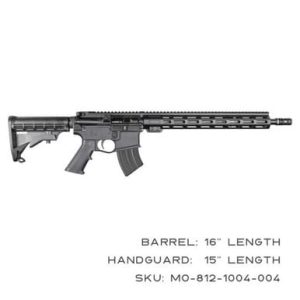 KAK Industry MO-812-1004-004 Complete K15 Rifle 7.62x39mm 16" 20+1 Black