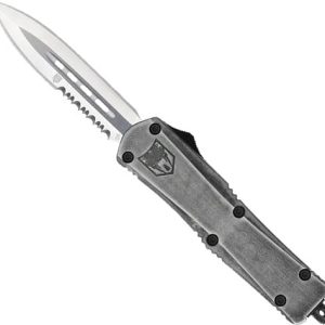 COBRATEC MEDIUM FS3 OTF  STONE - WASH 3" D2 DAGGER 1 SIDE SRRTD