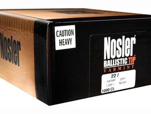 NOSLER BULLETS 22 CAL .224 - 50GR BALLISTIC TIP 1000CT