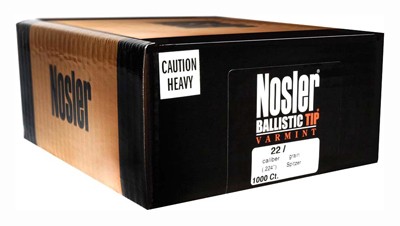 NOSLER BULLETS 22 CAL .224 - 50GR BALLISTIC TIP 1000CT