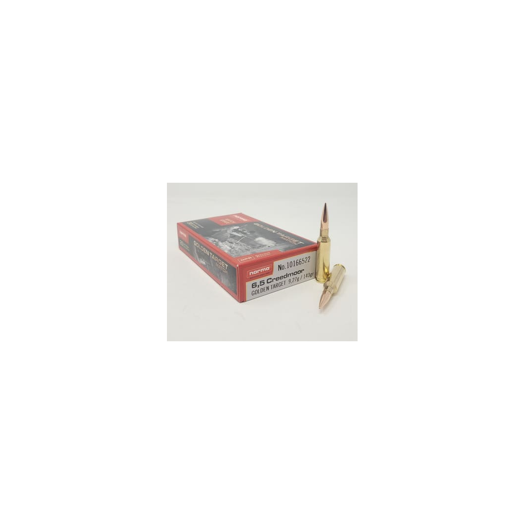 Norma 6.5mm Creedmoor Ammunition NORMA10166522 143 Grain Golden Target Hollow Point 20 Rounds - Image 2