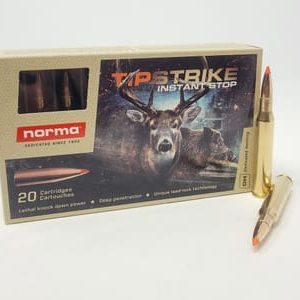 Norma 280 Rem Ammunition Tipstrike Instant Stop NORMA20171222 160 Grain Ballistic Tip 20 Rounds