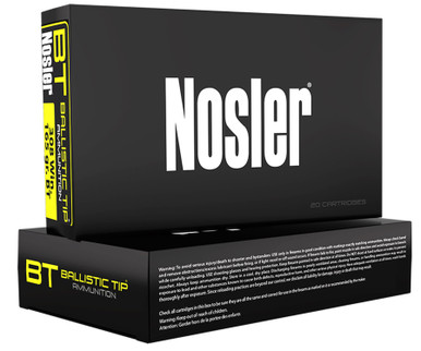 Nosler 308 Win Ammunition 40061 125 Grain Ballistic Tip 20 Rounds