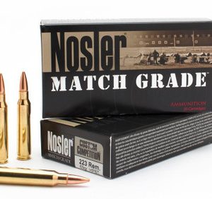 Nosler 223 Rem Match Grade 60023 69 Grain Custom Competition 20 Rounds