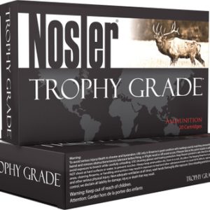 Nosler 280 Ack Imp Ammunition 60043 140 Grain AB Soft Point 20 Rounds