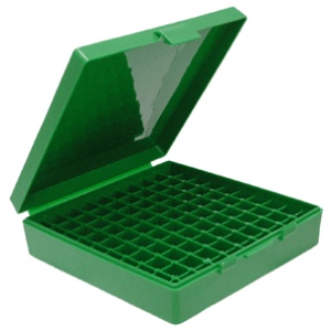 MTM AMMO BOX 45ACP/40SW/10MM - 100-ROUNDS GREEN