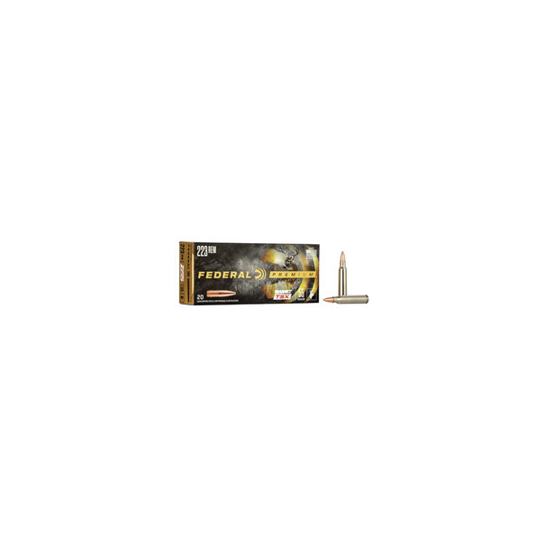Federal Vital Shok 223 Remington Ammunition 55 Grain Barnes Triple Shock X-Bullet 20 Rounds - Image 3