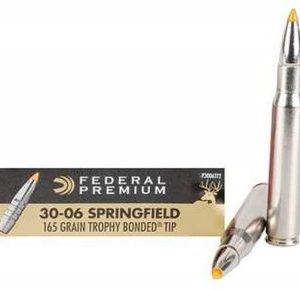 Federal 30-06 Ammunition Vital-Shok P3006TT2 165 Grain Trophy Bonded Top 20 rounds