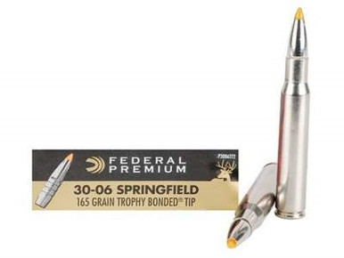 Federal 30-06 Ammunition Vital-Shok P3006TT2 165 Grain Trophy Bonded Top 20 rounds