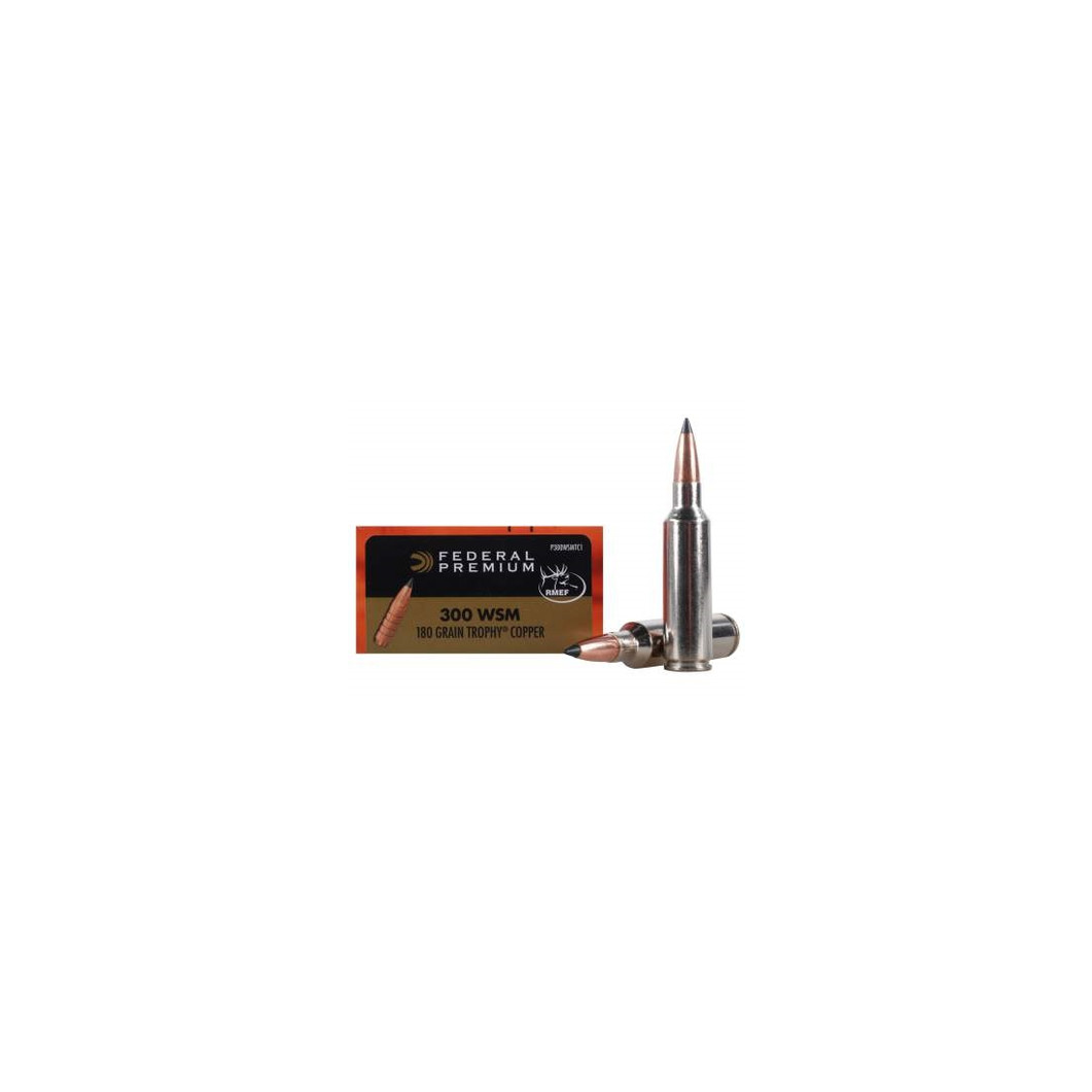 Federal 300 WSM Ammunition Vital-Shok P300WSMTC1 180 Grain Trophy Copper Tipped 20 rounds - Image 2