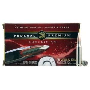 Federal 7mm-08 Remington Ammunition Vital-Shok P708A1 140 Grain Nosler AccuBond Polymer Tip 20 Rounds
