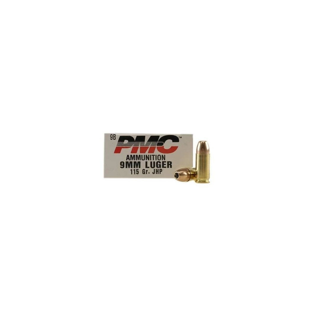 PMC 9mm Ammunition Bronze PMC9B 115 Grain Jacketed Hollow Point 50 rounds - Image 2