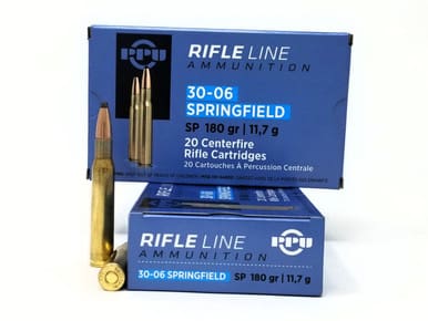 Prvi 30-06 Springfield Ammunition PP30063 180 Grain Soft Point 20 Rounds