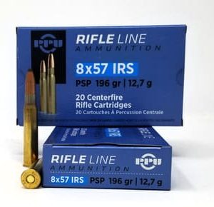 Prvi 8x57 IRS Ammunition PP857I 196 Grain Pointed Soft Point 20 Rounds