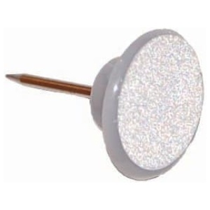 HME TRAIL TACKS REFLECTIVE - PLASTIC WHITE 50PK