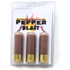 Paraklese Technologies 12 Gauge Ammunition 2-3/4" Pepper Blast 3 Rounds