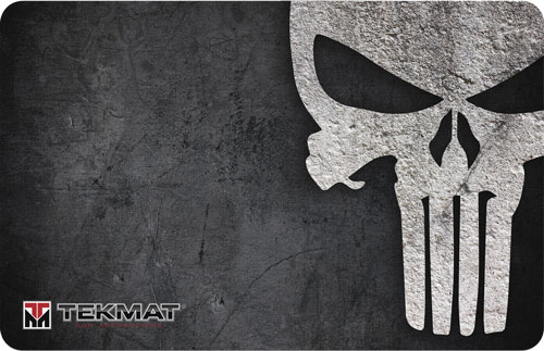 TEKMAT ARMORERS BENCH MAT - 11"X17" PUNISHER BLACK