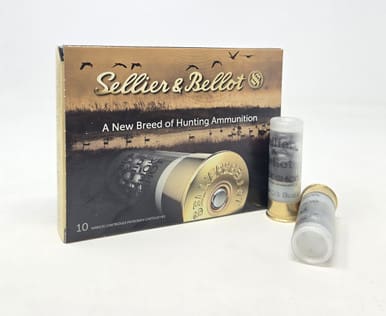 Sellier & Bellot 12 Gauge Ammunition SB12BSJ 2-3/4" 00 Buck 9 Pellets 1200fps 10 Rounds