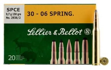 Sellier & Bellot 30-06 Springfield Ammunition SB3006C 150 Grain Soft Point SPCE 20 rounds