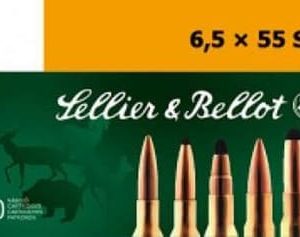 Sellier & Bellot 6.5x55 Swedish Ammunition SB6555C 140 Grain Full Metal Jacket 20 Rounds