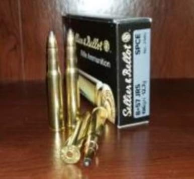 Sellier & Bellot 8X57mm JRS Ammunition SB857JRSA 196 Grain SPCE (Soft Point Cut-Through Edge) 20 Rounds