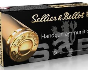 Sellier & Bellot 9mm Ammunition 124 Grain Jacketed Hollow Point 50 Rounds