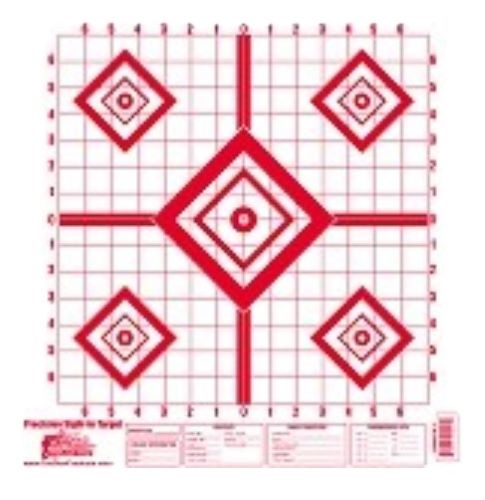 SPLATTER SHOT TARGET 16" - SIGHT-IN RED DIAMOND 10PK