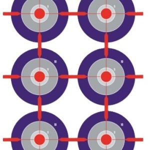 SPLATTER SHOT TARGET 12"X18" - MULTI-BULLSEYE 8PK