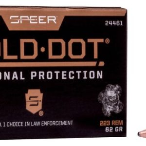 CCI 223 Remington Speer Gold Dot CCI24445 62 Grain Soft Point 20 rounds