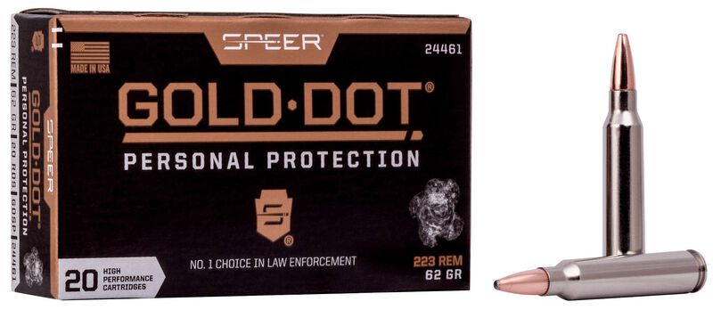 CCI 223 Remington Speer Gold Dot CCI24445 62 Grain Soft Point 20 rounds