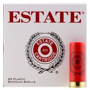 Estate 12 Gauge Ammunition SS12H8CASE 2-3/4" 1-1/8oz #8 shot 1200 fps CASE 250 rounds