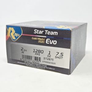 Rio 12 Gauge Ammunition ST2875CASE 2-3/4" 1oz #7-1/2 shot 1280FPS CASE 250 rounds
