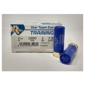 Rio Star Team Training 12 Gauge Ammunition STT28LT75CASE 2-3/4" 1 oz #7.5 Shot CASE 250 Rounds