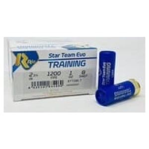 Rio Star Team Evo Training 12 Gauge Ammunition STT28LT8CASE 2-3/4" 1oz # 8 Shot CASE 250 Rounds