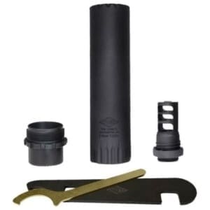 YHM TURBO T3 5.56 SUPPRESSOR - WITH MUZZLE BRAKE