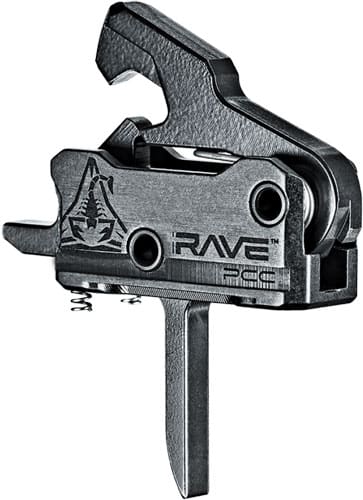 RISE TRIGGER RAVE PCC FLAT - 3.5LB AR-15 W/ANTI WALK PINS