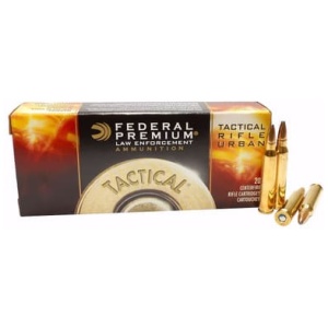 Federal 223 Rem Ammunition FT223T 55 Grain Tactical Tru Ballistic Tip 20 Rounds