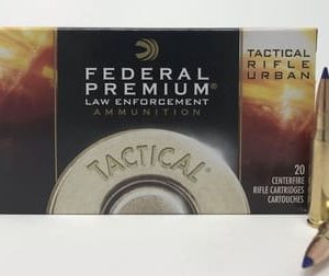 Federal 308 Win Ammunition Tactical Rifle Urban T308T 168 Grain Tactical Tip Matchking 20 Rounds