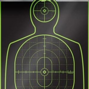 TRUGLO TRU-SEE REACTIVE TARGET - HANDGUNNER 12" X 18" 6-PACK