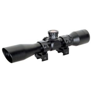 TRUGLO TRU-BRITE 4X32MM SCOPE - TACTICAL MIL-DOT W/RINGS BLACK