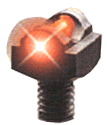 TRUGLO SIGHT STAR BRITE DELUXE - 6-48 THREAD FIBER OPTIC RED