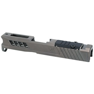 TRUE PRECISION SLIDE W/RMS CUT - & PLATE STEALTH GREY FOR G43