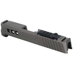 TRUE PRECISION SIG P365 SLIDE - W/RMS CUT & PLATE STEALTH GREY