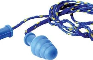 WALKERS EAR PLUGS BRAIDED CORD - RUBBER 27dB BLUE 1-PAIR